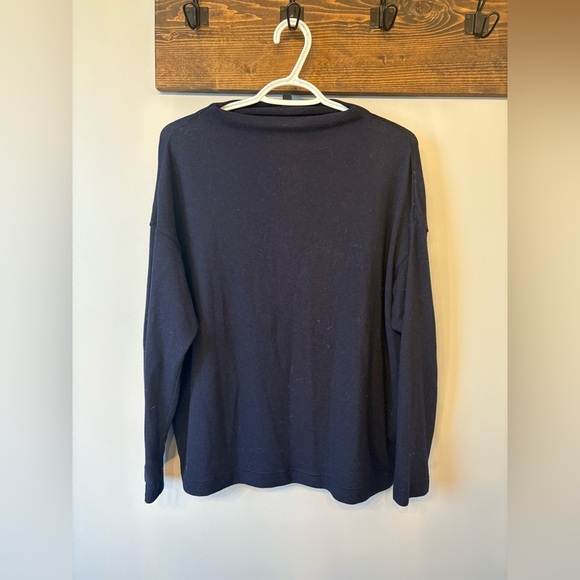 Uniqlo Sweaters - Uniqlo Navy Blue Cowl Neck Sweater size L